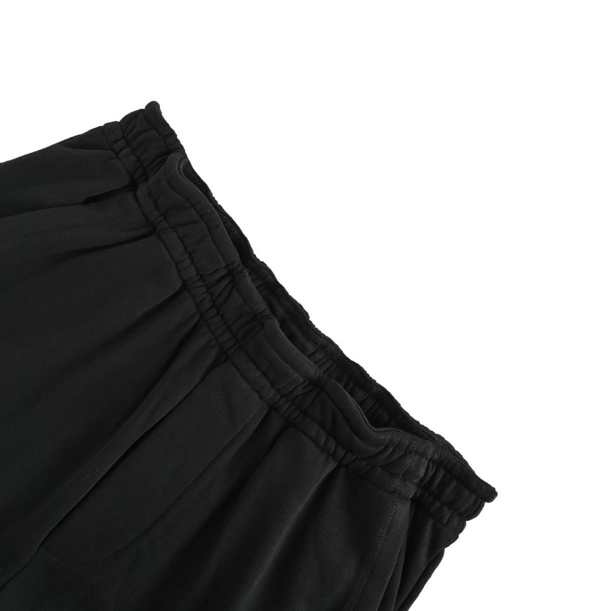 Prada 25Fw cotton drawstring straight casual trousers with cloth label