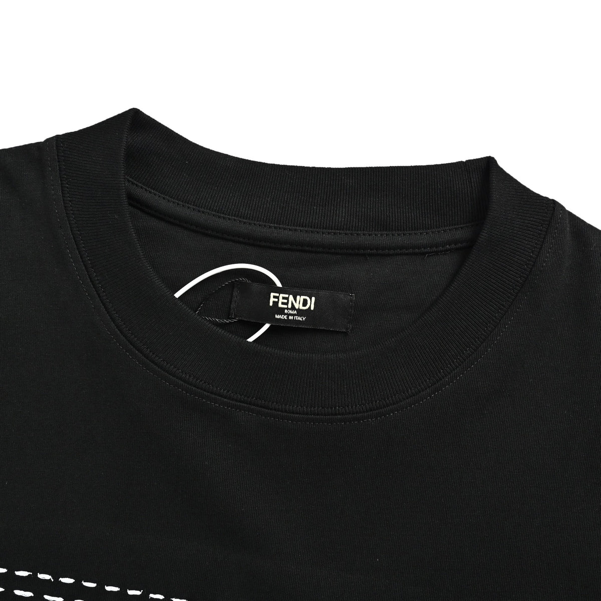 Fendi 26ss ice cream embroidered short sleeves