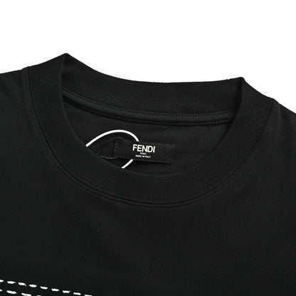 Fendi 26ss ice cream embroidered short sleeves