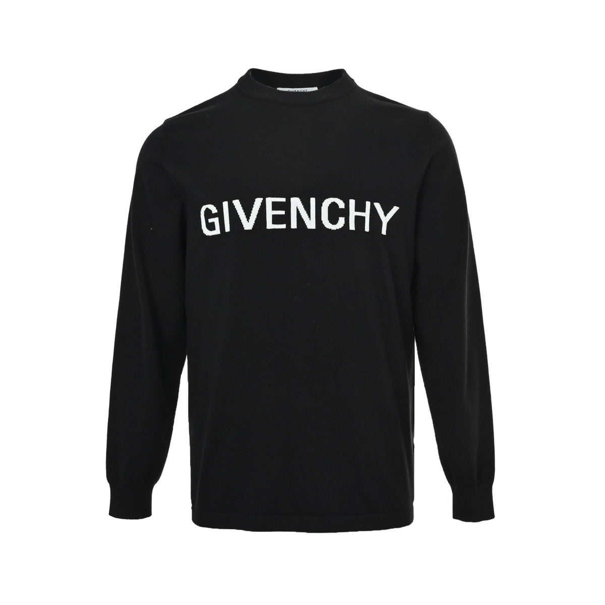 GIVENCHY 25Fw letter logo palace knitted crew neck sweater