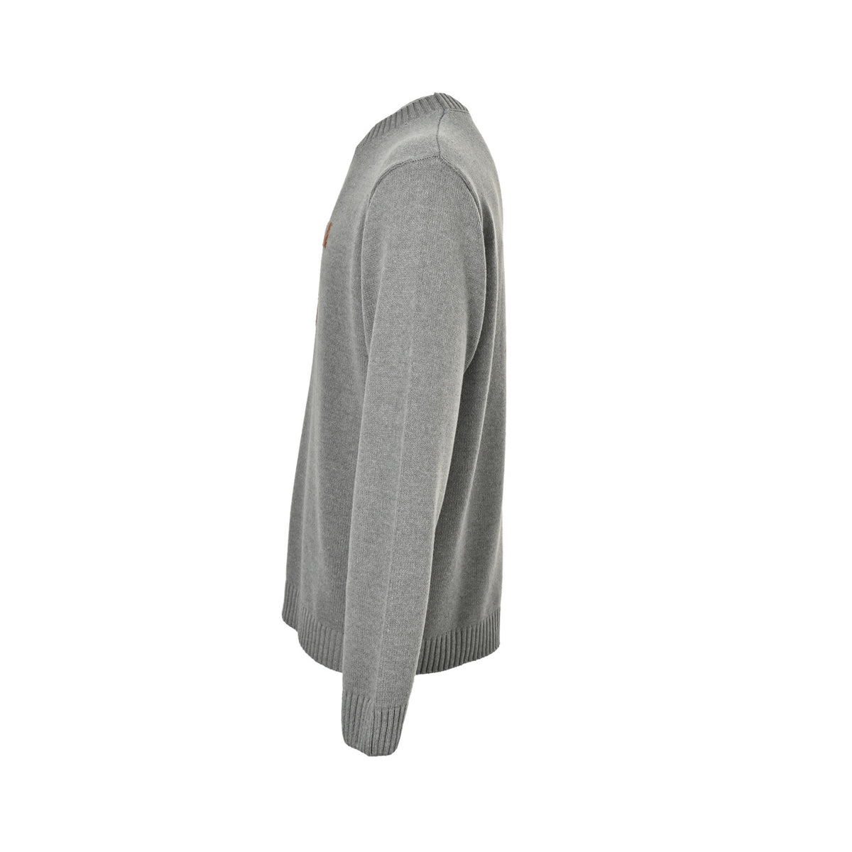 Prada classic logo jacquard crew neck sweater