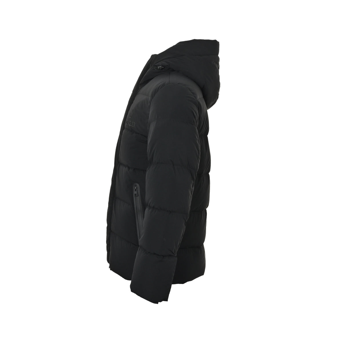 Moncler/Mask 25Fw chest letter hooded down jacket