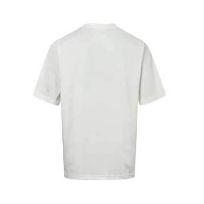 Maison Margiela 25ss embroidered letter short sleeves