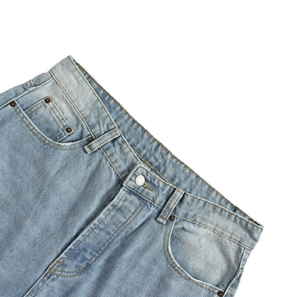 Acne Studios Ice Blue Knife Cut Jeans