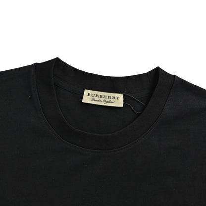 Burberry plaid oval war horse print short sleeves