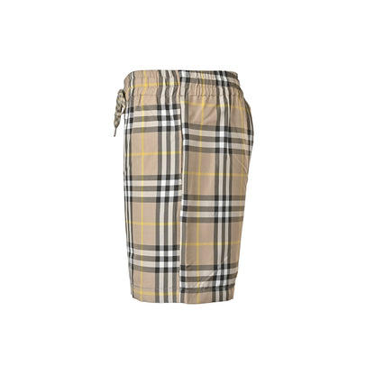 Burberry 22ss plaid beach shorts