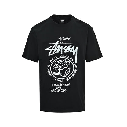 Stussy 40th Anniversary Classic Parade Printed Short Sleeve