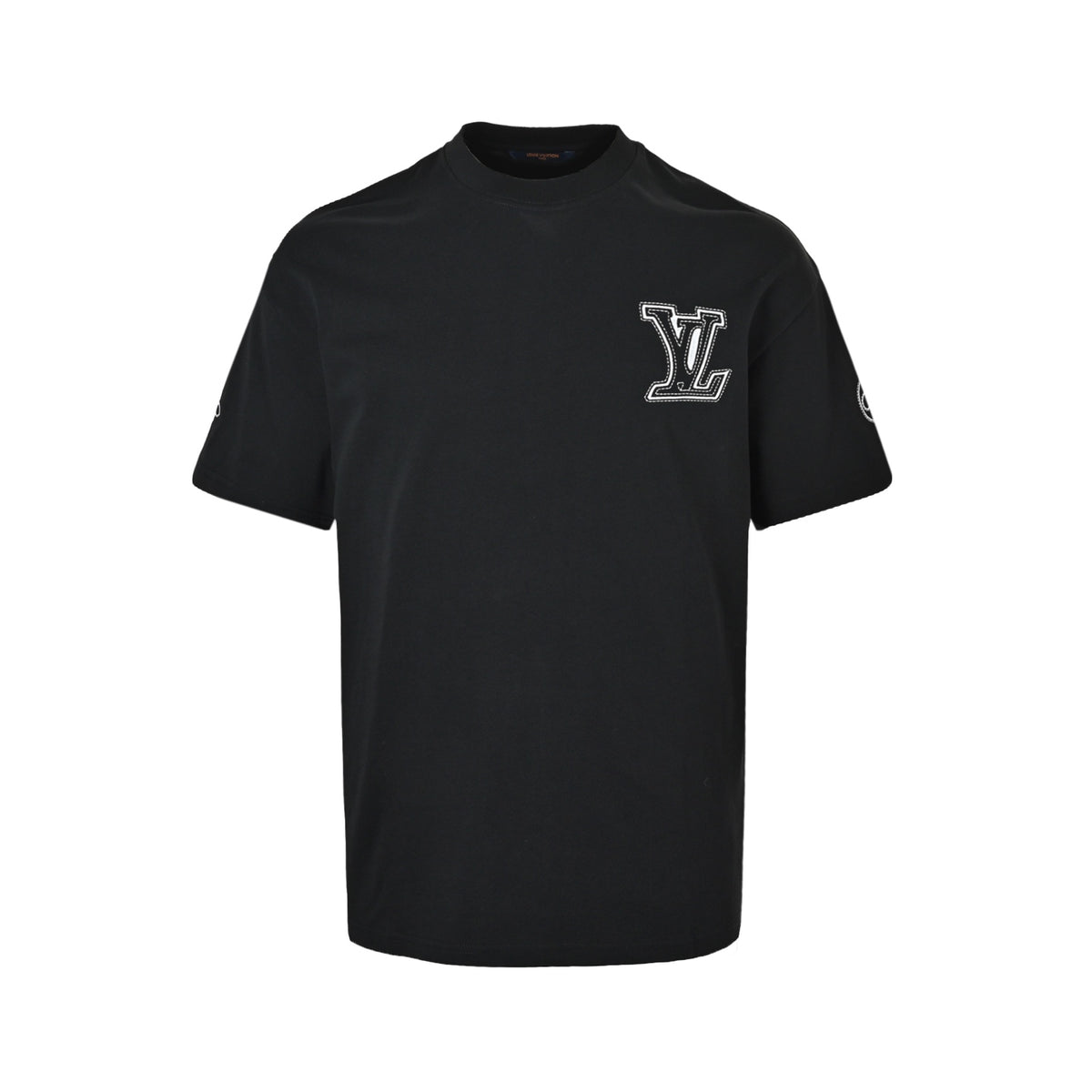 Louis Vuitton short-sleeved chest dotted logo embroidery