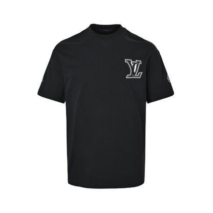 Louis Vuitton short-sleeved chest dotted logo embroidery