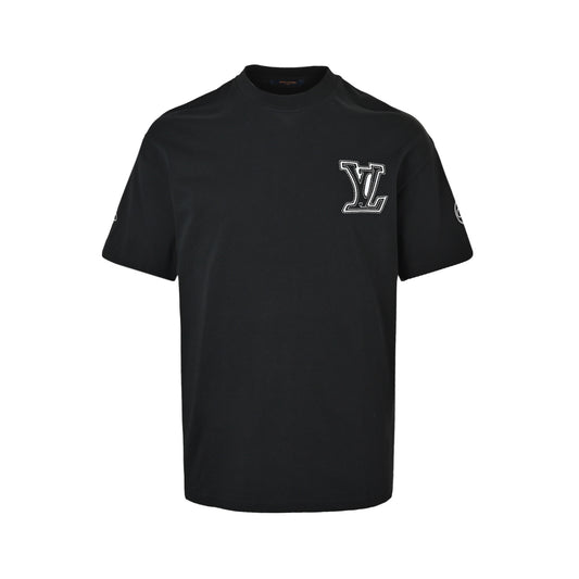 Louis Vuitton short-sleeved chest dotted logo embroidery