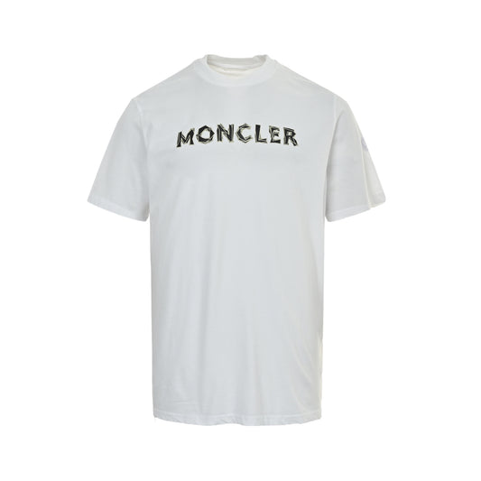 Moncler/Mask Line Printed Short Sleeves