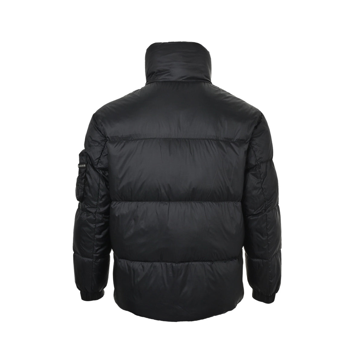Prada arm red stripe zipper pocket down jacket