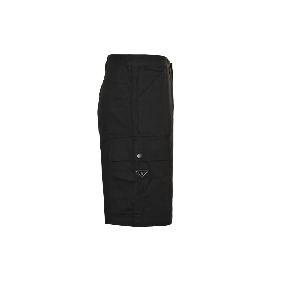 Prada 25ss pocket triangle logo cargo shorts