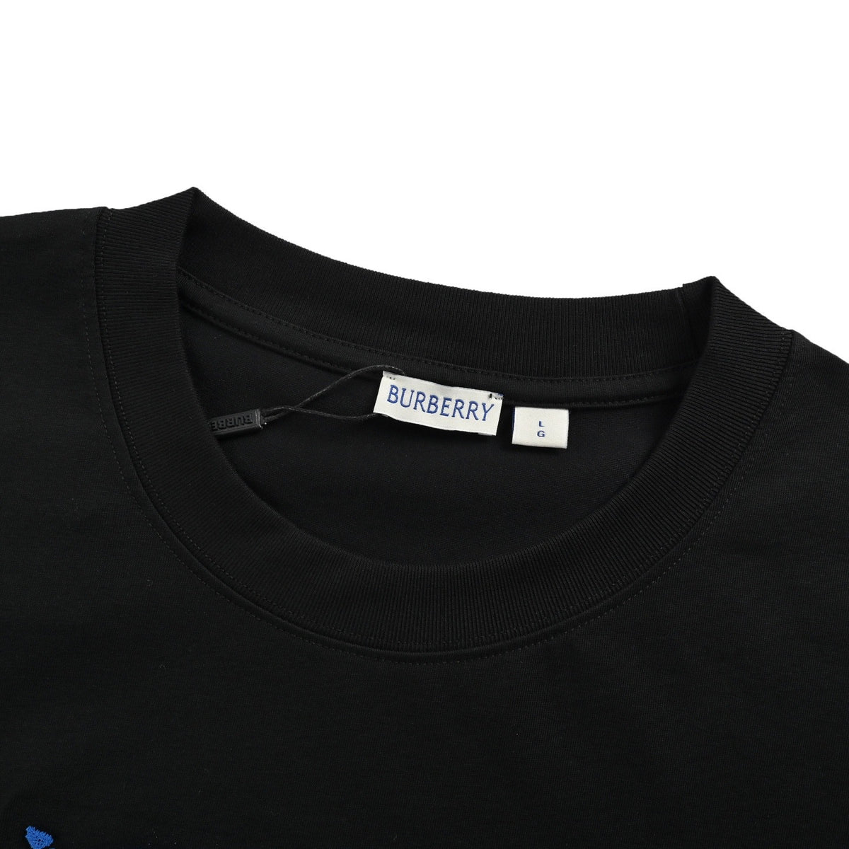 Burberry 25ss splash-ink toothbrush embroidered war horse short sleeves
