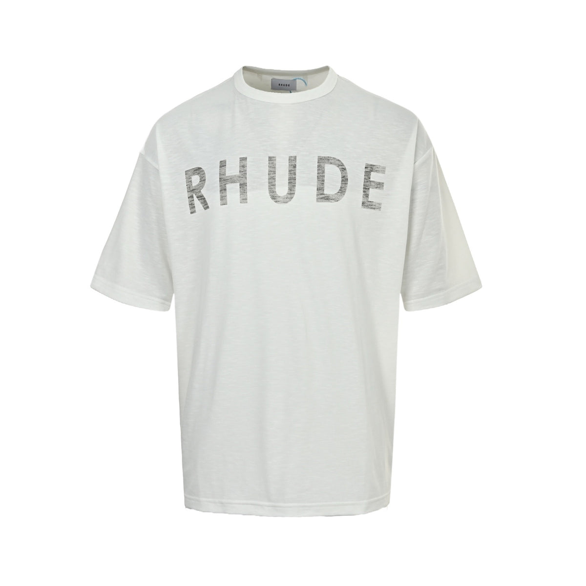 RHUDE minimalist letter logo printed short sleeves