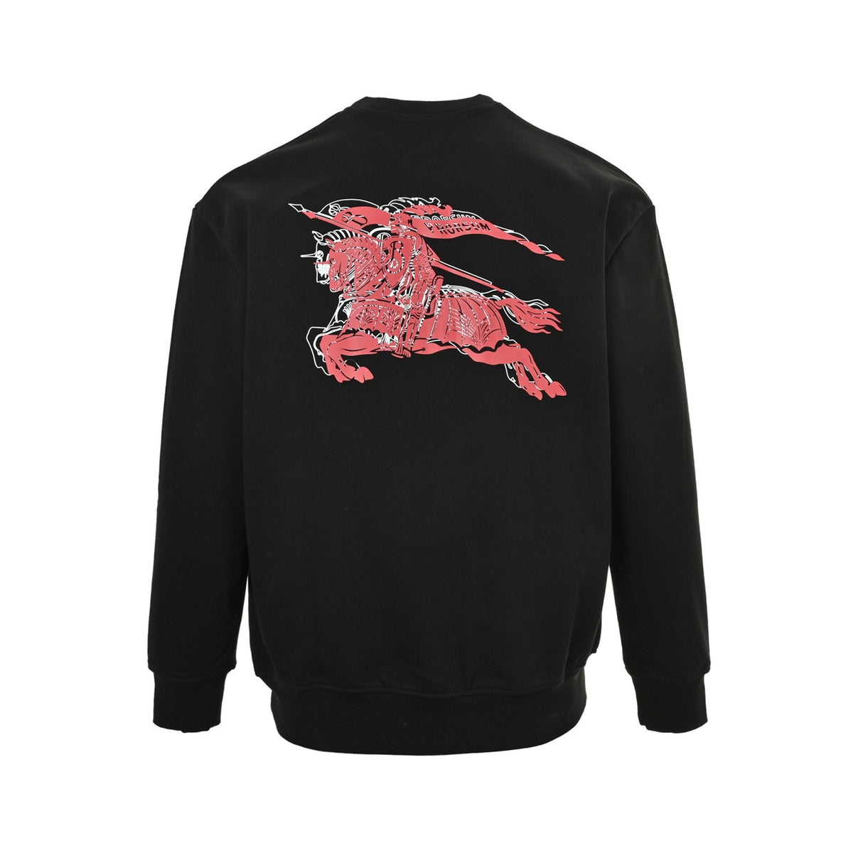 Burberry 25Fw overlapping war horse logo printed round neck sweatshirt