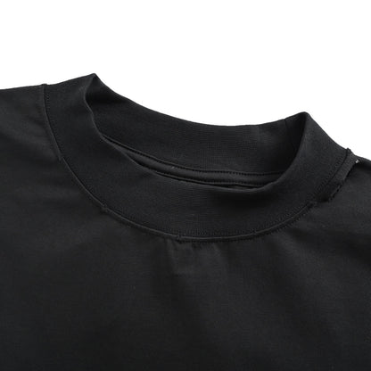 Balenciaga 25ss red tape printed short sleeves
