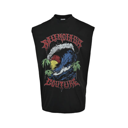 Balenciaga/Balanciaga Hawaiian coconut vest