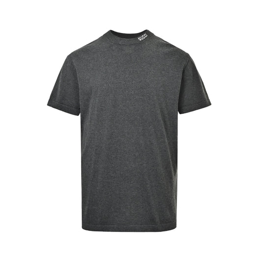 Gucci knitted short sleeves with small letters on the neckline