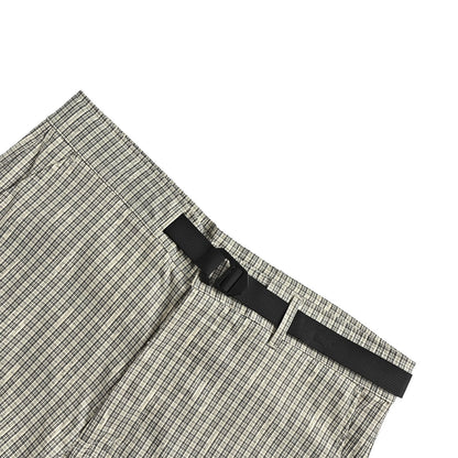 Louis Vuitton plaid detachable two-wear trousers