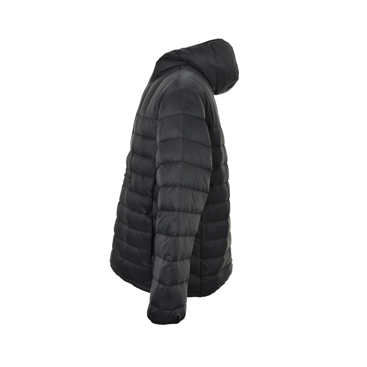 Supreme woven logo tag half-zip rib down jacket