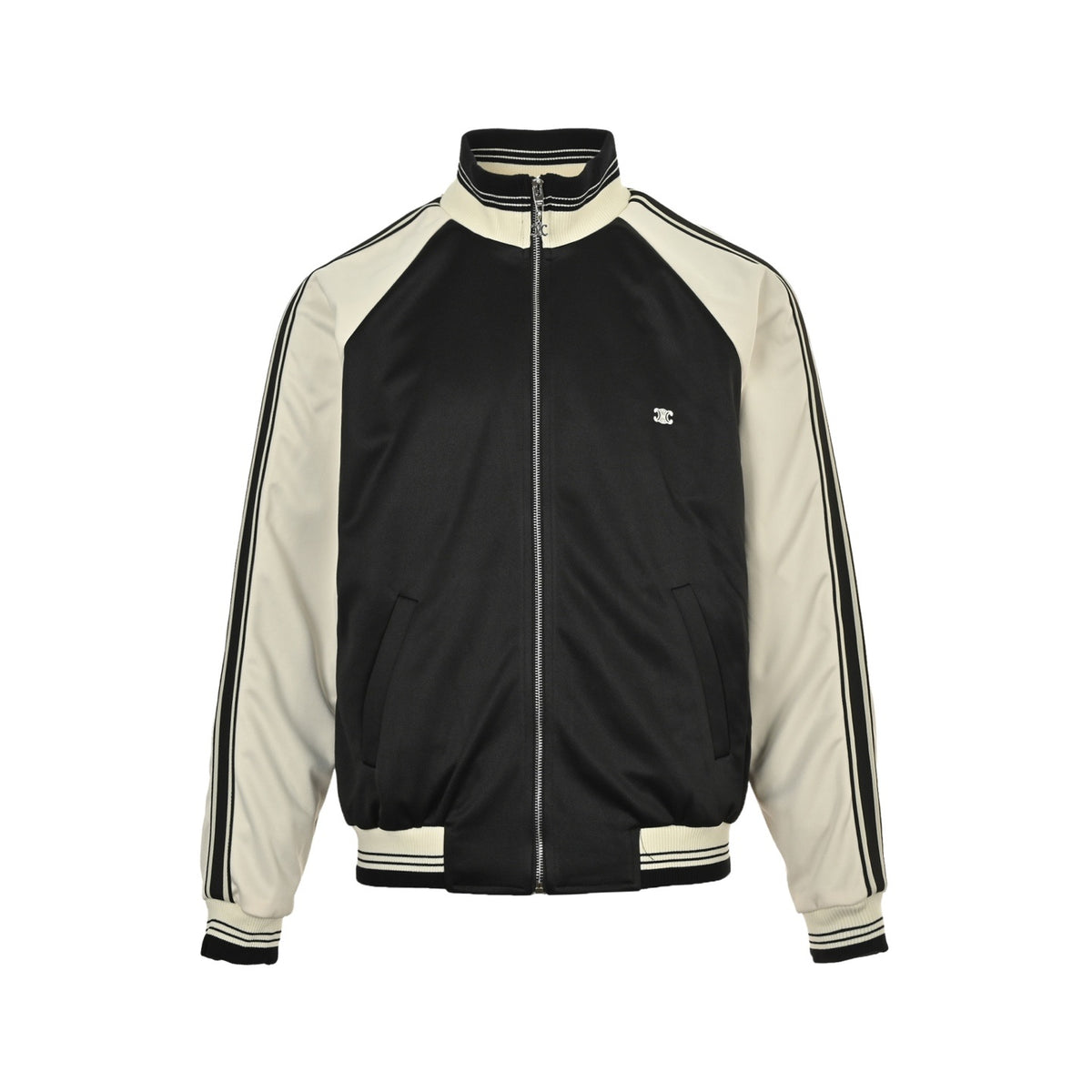 Celine Arc de Triomphe embroidered stand collar jacket