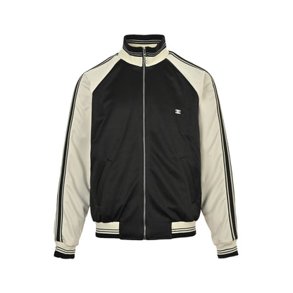 Celine Arc de Triomphe embroidered stand collar jacket