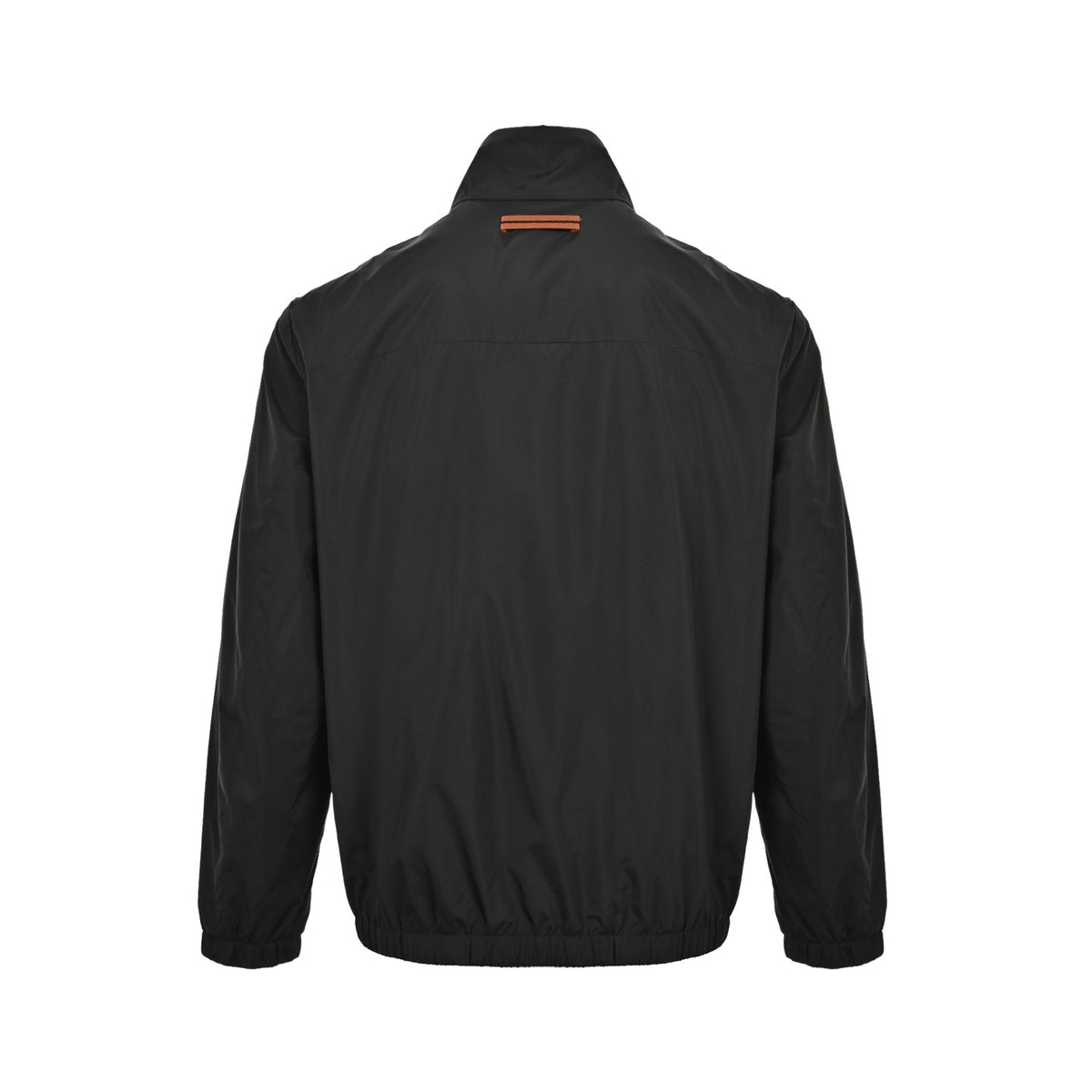 Zegna/ Zegna thin coat with embroidered letters on the chest and lapel