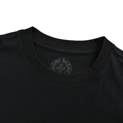 Chrome Hearts/Chrome Heart Golden Horseshoe Print Short Sleeve