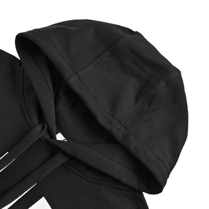 Burberry thick rubber letter print hooded sweatshirt