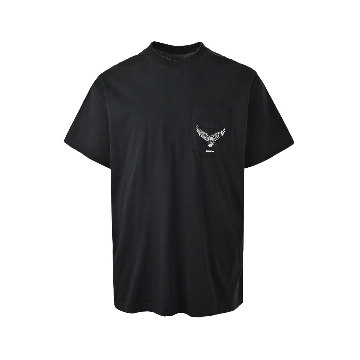 CHROME HEARTS/Chrome Heart Skull Visual Cross Print Short Sleeves
