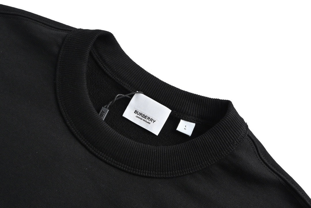 Burberry 23Fw coordinate letter printed round neck sweatshirt
