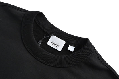 Burberry 23Fw coordinate letter printed round neck sweatshirt