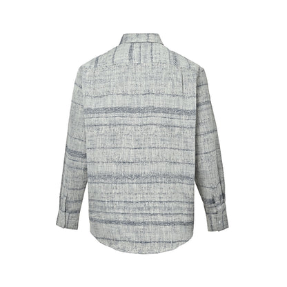 Loewe/Luo Yiwei textured denim denim long-sleeved shirt