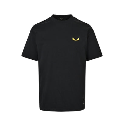 Fendi monster small eyes embroidered short sleeves