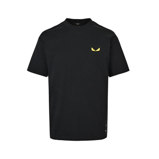 Fendi monster small eyes embroidered short sleeves