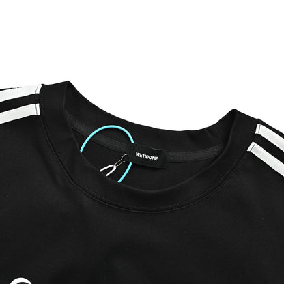 We11 Done Real Madrid Black Warriors Football Jersey Improved Short Sleeve
