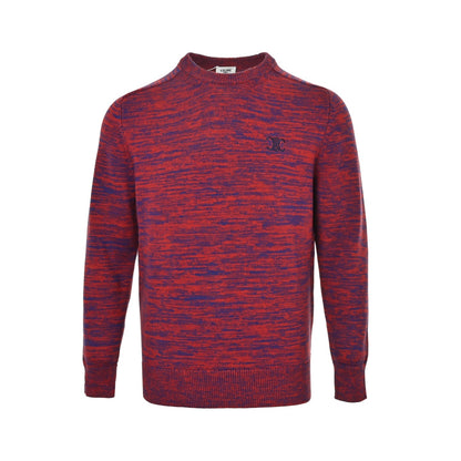 CELINE patchwork logo embroidered sweater