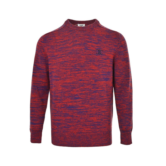 CELINE patchwork logo embroidered sweater