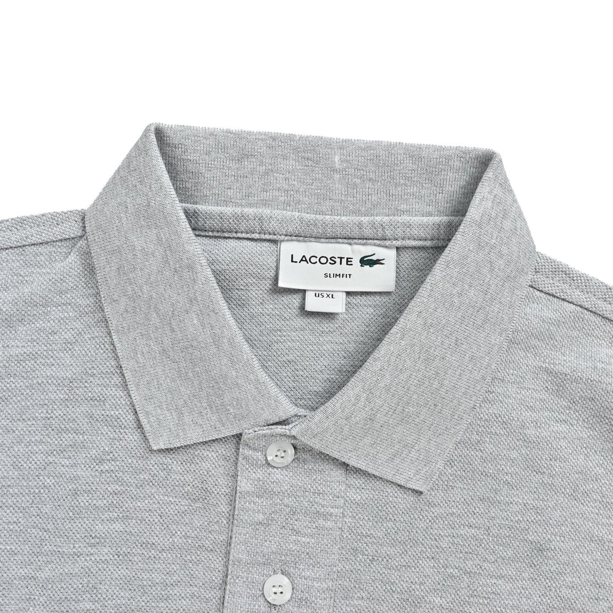 Lacoste 26ss classic crocodile embroidered Polo short sleeves