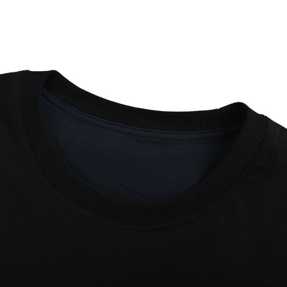 Moncler/Mask 25ss embroidered logo double layer reversible short sleeves