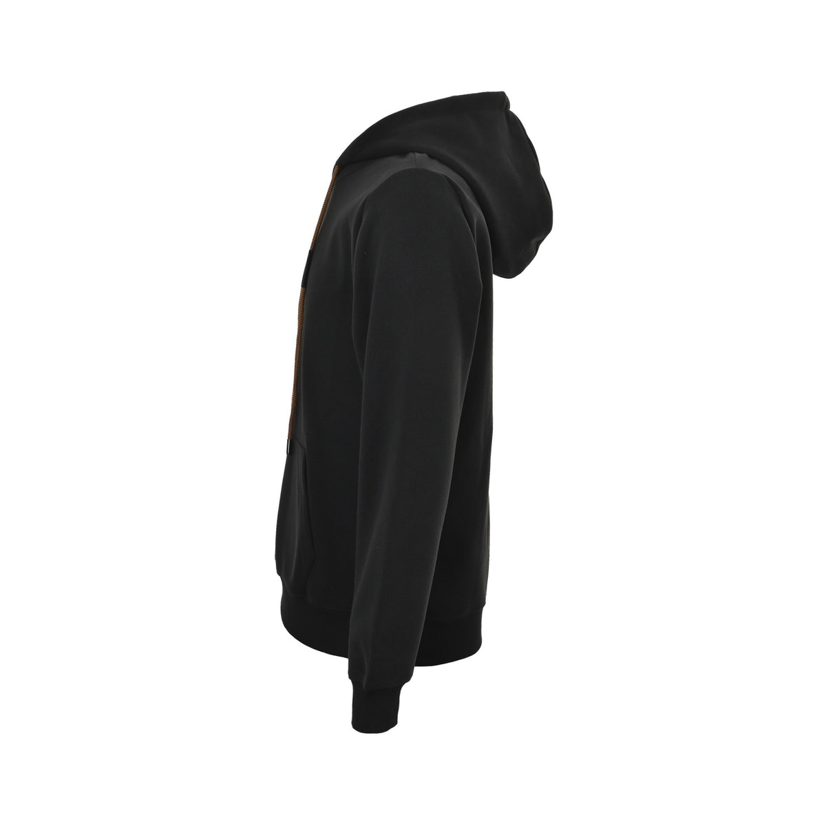Loewe/Luo Yiwei 25Fw leather logo printed hooded sweatshirt