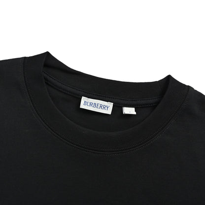 Burberry horizontal striped war horse print short sleeves
