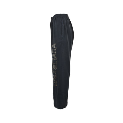 Balenciaga tape letter distressed trousers