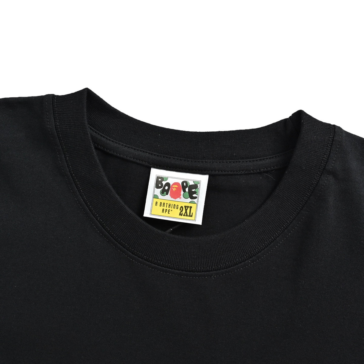 Bape flame ape letter print short sleeves
