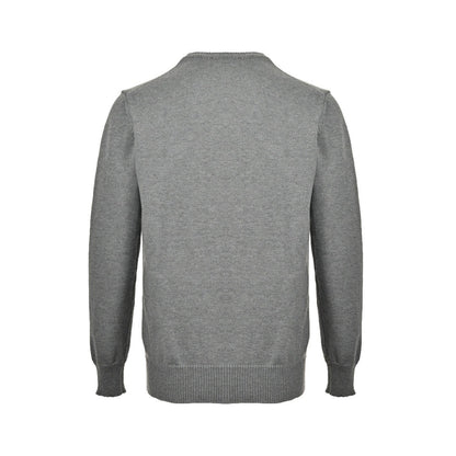 Gucci 24Fw jacquard crew neck sweater with cursive signature letters