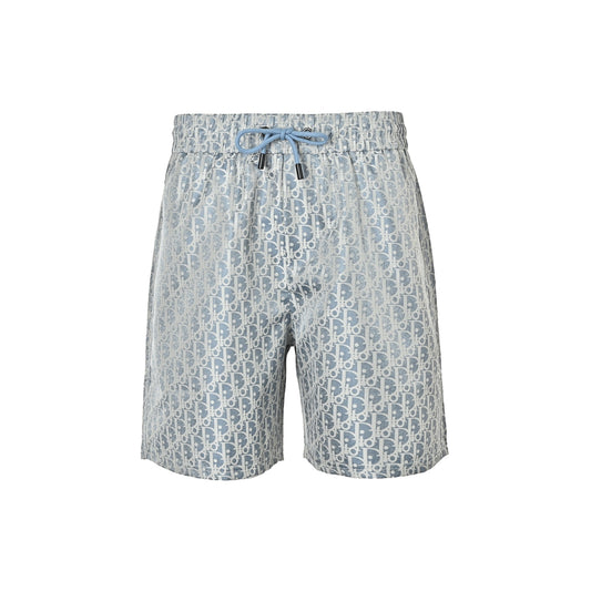 Dior 26ss all-over printed old flower jacquard shorts