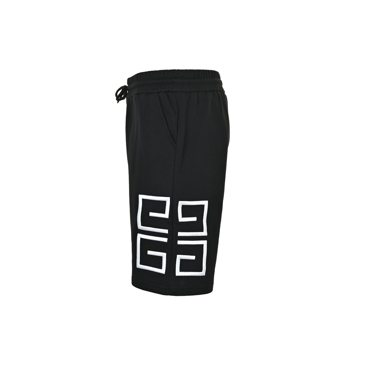 GIVENCHY three-dimensional embroidered letter logo shorts