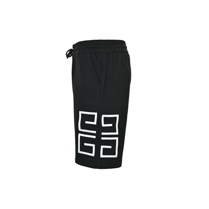 GIVENCHY three-dimensional embroidered letter logo shorts