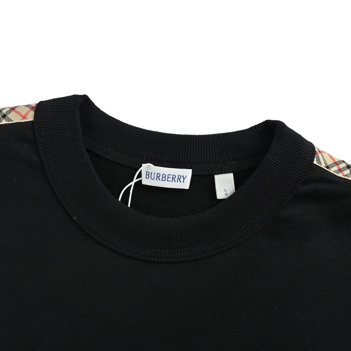 Burberry 25Fw war horse small label embroidered webbing round neck sweatshirt